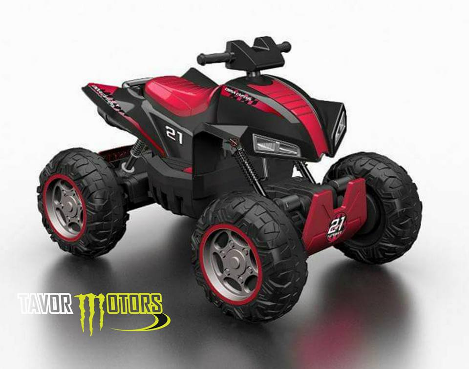 טרקטורון ספורטיבי שחור