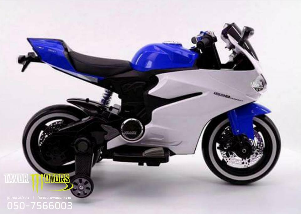 אופנוע דוקאטי כחול